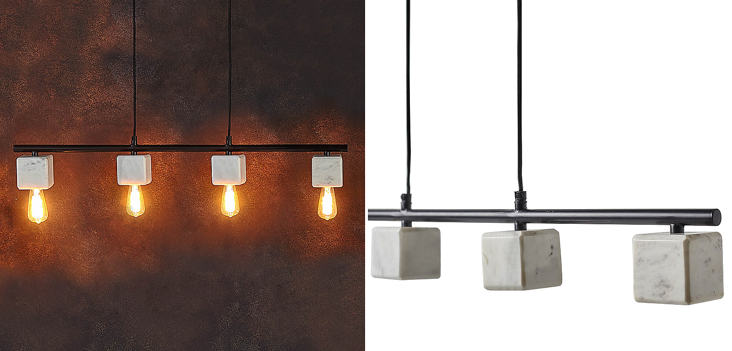 Люстра Shaw Four Marble Cubes Chandelier Люстра Shaw Four Marble Cubes Chandelier - Loft-Concept в Орле