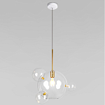 Подвесной светильник со стеклянными плафоном в виде шара и золотыми деталями & Coombes варинант исполнения - 1 | Loft Concept в Орле