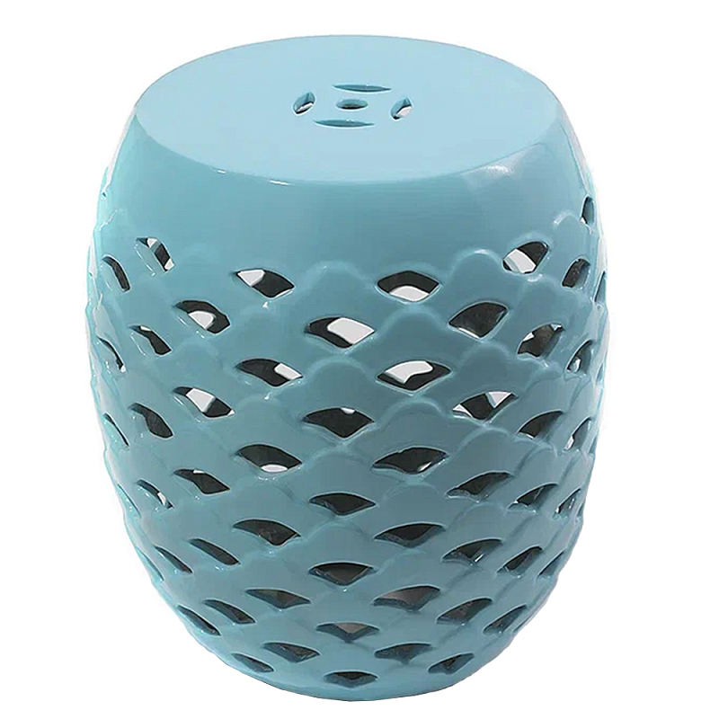 Керамический табурет Ceramic Chair Turquoise Бирюзовый Керамический табурет Ceramic Chair Turquoise Бирюзовый в Орле | Loft Concept