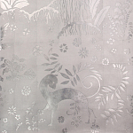 Обои ручная роспись в стиле Арт-деко Rateau Bas Relief on Tarnished Silver gilded paper варинант исполнения - 2 | Loft Concept в Орле