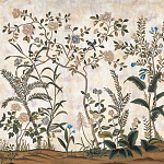 Обои ручная роспись Siam White Metal варинант исполнения - 1 | Loft Concept в Орле