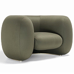 Дизайнерское полукруглое мягкое кресло CINNAMON Armchair варинант исполнения - 1 | Loft Concept в Орле