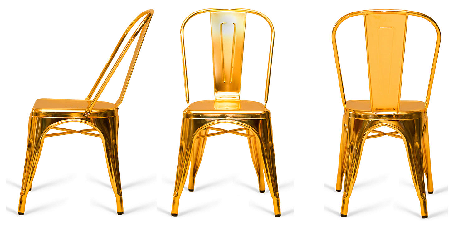 Золотой стул Tolix Gold Золотой стул Tolix Gold - Loft-Concept в Орле