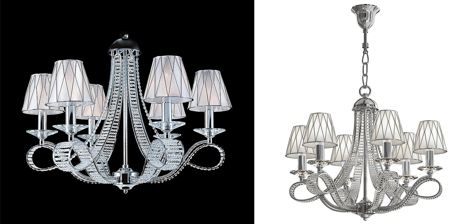 Люстра Franseza Chandelier chrome 67 Люстра Franseza Chandelier chrome 67 - Loft-Concept в Орле
