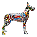 Статуэтка Graffiti Great Dane Поп-Арт варинант исполнения - 2 | Loft Concept в Орле