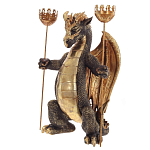 Подсвечник Дракон Dragon with Two Candlesticks варинант исполнения - 2 | Loft Concept в Орле
