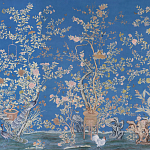 Обои ручная роспись Houghton Canton Blue варинант исполнения - 1 | Loft Concept в Орле