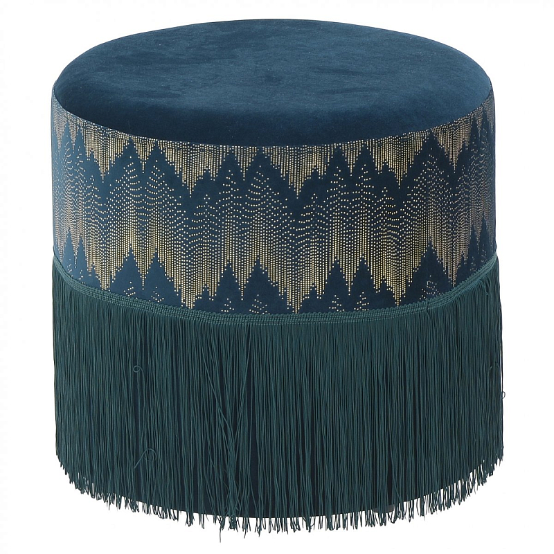 Пуф Fringe Blue Синий Пуф Fringe Blue Синий в Орле | Loft Concept