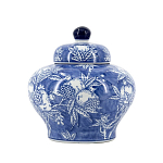 Ваза с крышкой в китайском стиле Гранатовое дерево Blooming Pomegranate варинант исполнения - 8 | Loft Concept в Орле