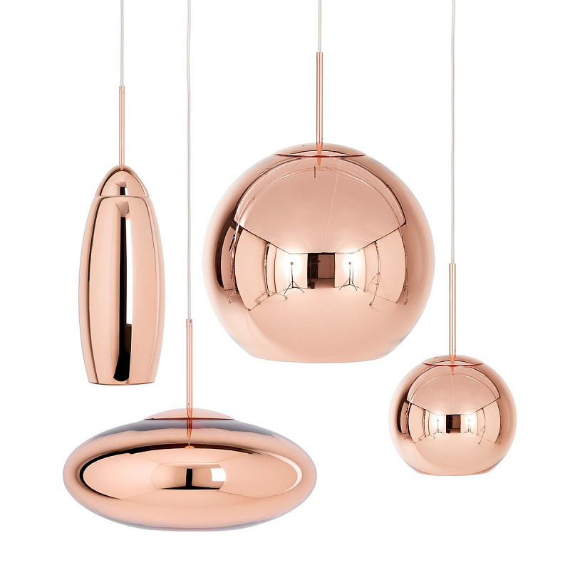 Люстра Tom Dixon Copper Wide Pendant Lamp Медь Люстра Tom Dixon Copper Wide Pendant Lamp Медь в Орле | Loft Concept