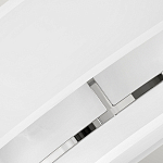 Потолочный светильник с двухслойным белым текстильным абажуром Hinkley варинант исполнения - 12 | Loft Concept в Орле