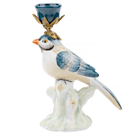 Фарфоровый подсвечник с птицей Eden Garden варинант исполнения - 1 | Loft Concept в Орле