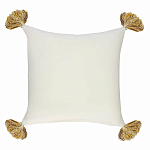 Чехол на подушку с кисточками и вышивкой птиц Ethnic mix Birds Square варинант исполнения - 4 | Loft Concept в Орле