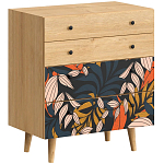 Комод с принтом на ящиках Elise Chest of Drawers варинант исполнения - 2 | Loft Concept в Орле
