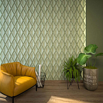 Гипсовая 3D панель с принтографией PM-102 варинант исполнения - 2 | Loft Concept в Орле