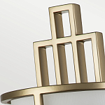 Бра с геометрическим каркасом и матовым белым цилиндрическим плафоном Feiss варинант исполнения - 5 | Loft Concept в Орле