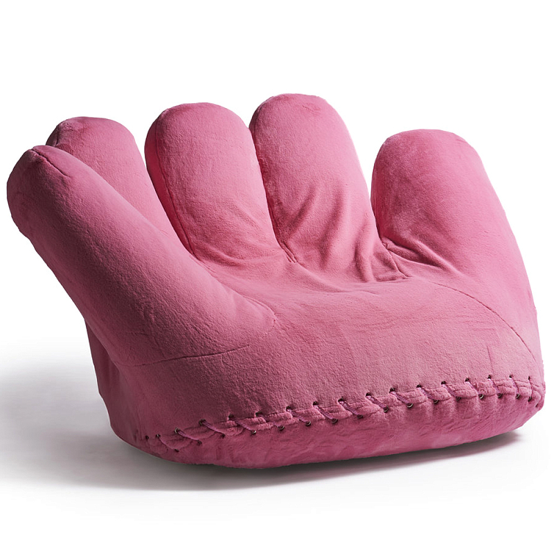 Дизайнерское плюшевое розовое кресло в форме руки Poltronova Joe Plush Taffy Pink Armchair Розовый Дизайнерское плюшевое розовое кресло в форме руки Poltronova Joe Plush Taffy Pink Armchair Розовый в Орле | Loft Concept