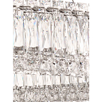 Люстра подвесная круглая из прозрачного хрусталя с корпусом из металла цвета хром Selfsufficient варинант исполнения - 6 | Loft Concept в Орле