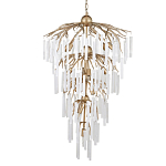 Люстра многоярусная с трубчатыми подвесками Dripping Crystals варинант исполнения - 3 | Loft Concept в Орле