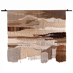 Тканый вручную монументальный настенный гобелен Earth Flow варинант исполнения - 6 | Loft Concept в Орле