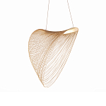 Подвесной светильник фигурный из деревянных прутьев Ecofriendly Light Source варинант исполнения - 2 | Loft Concept в Орле
