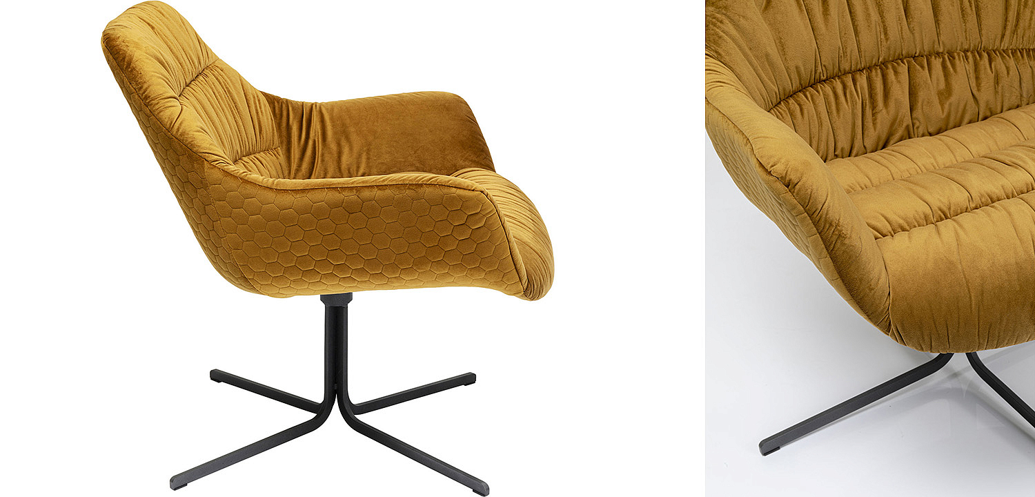 Кресло вращающееся Yellow Honeycomb - Loft-Concept в Орле