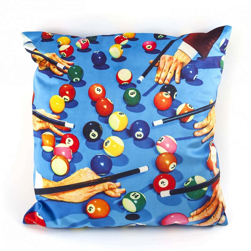 Подушка Seletti Cushion Snooker Toiletpaper Мульти Подушка Seletti Cushion Snooker Toiletpaper Мульти в Орле | Loft Concept