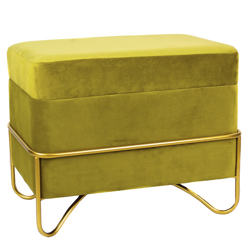 Пуф Yellow Cube Желтый Золотой Пуф Yellow Cube Желтый Золотой в Орле | Loft Concept