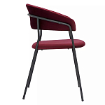 Стул мягкий с бархатистой велюровой спинкой и сиденьем Wine Chair варинант исполнения - 2 | Loft Concept в Орле