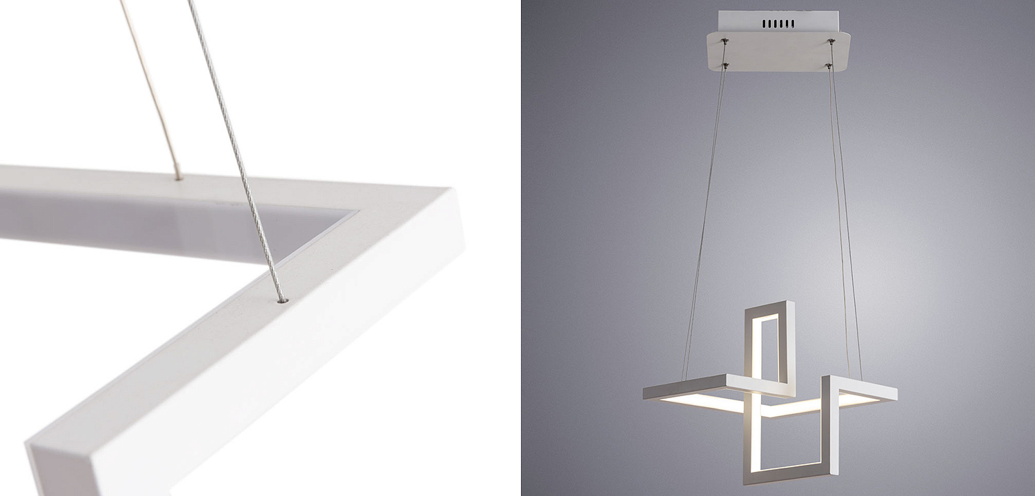 Люстра Esther Geometric White Chandelier III Люстра Esther Geometric White Chandelier III - Loft-Concept в Орле