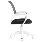 Офисное кресло с основанием из белого пластика Desk chairs Black варинант исполнения - 3 | Loft Concept в Орле