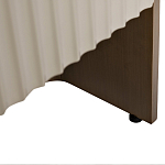 Тумба под телевизор серая с мраморной столешницей Uniqueness Marble варинант исполнения - 8 | Loft Concept в Орле