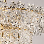 Люстра многоярусная с объемными прозрачными цветами Hanging Flowers варинант исполнения - 4 | Loft Concept в Орле