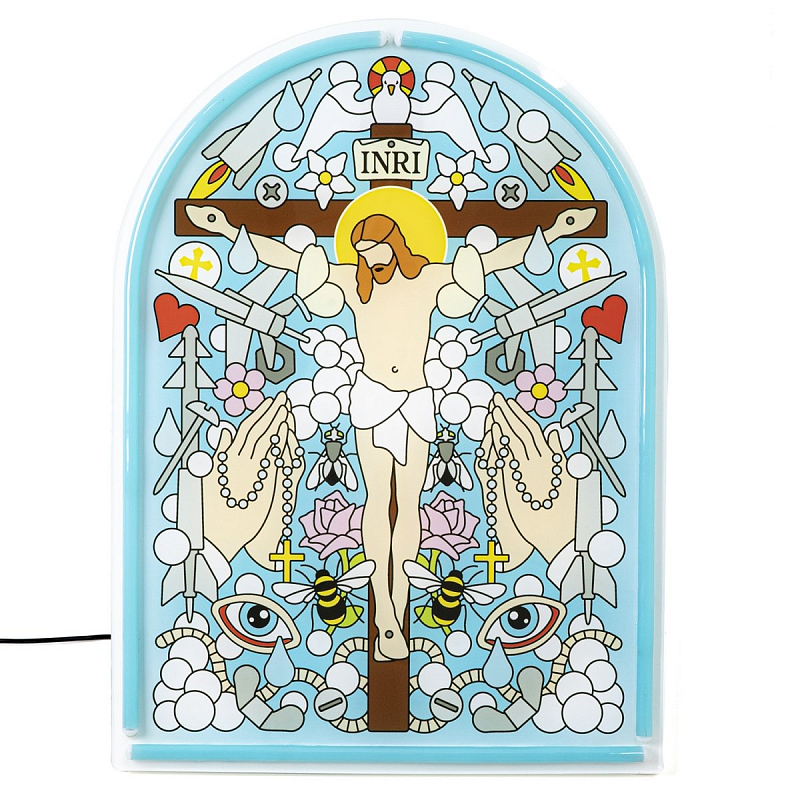 Бра Seletti Gospel Led Signs Jesus Мульти Бра Seletti Gospel Led Signs Jesus Мульти в Орле | Loft Concept