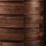 Комод деревянный с 7-ю ящиками Moon Walnut Furniture варинант исполнения - 5 | Loft Concept в Орле