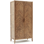 Шкаф из массива сосны с орнаментом "Ёлочка" Geometric Ornament варинант исполнения - 2 | Loft Concept в Орле