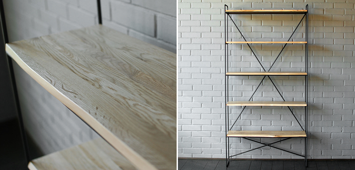 Стеллаж Hart Industrial Metal Rust Rack Стеллаж Hart Industrial Metal Rust Rack - Loft-Concept в Орле