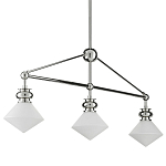 Люстра линейная с ромбовидными плафонами Pointed Diamond Shade варинант исполнения - 5 | Loft Concept в Орле