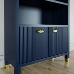 Книжный Стеллаж Elsa Dreams Blue с задней стенкой варинант исполнения - 1 | Loft Concept в Орле