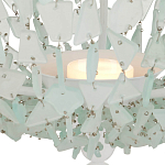 Люстра круглая с каскадом из декоративных элементов Sea Glass варинант исполнения - 3 | Loft Concept в Орле