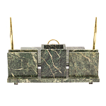 Настольный письменный набор из змеевика с гербом России Successful Leader варинант исполнения - 2 | Loft Concept в Орле