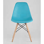 Пластиковый стул на ножках из массива бука Eames Torquoise варинант исполнения - 4 | Loft Concept в Орле