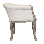 Кресло низкое в стиле прованс Бежевый Лен Louis French Armchair  варинант исполнения - 1 | Loft Concept в Орле