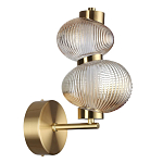 Бра с 2-мя рифлеными стеклянными шарами Marcelh Light варинант исполнения - 5 | Loft Concept в Орле