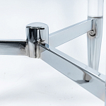 Приставной столик со стеклянной столешницей Deimos варинант исполнения - 4 | Loft Concept в Орле