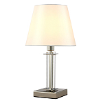 Настольная лампа с белым тканевым абажуром в форме конуса Laurent варинант исполнения - 2 | Loft Concept в Орле