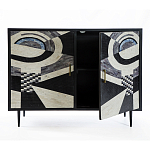 Буфет в гостиную с инкрустацией  Bone Inlay sideboard - 2 doors варинант исполнения - 3 | Loft Concept в Орле