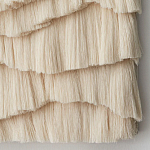 Светло-Бежевое Панно из нитей White Landscape Wall Hanging варинант исполнения - 1 | Loft Concept в Орле