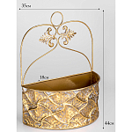 Железное кашпо Idyll варинант исполнения - 8 | Loft Concept в Орле