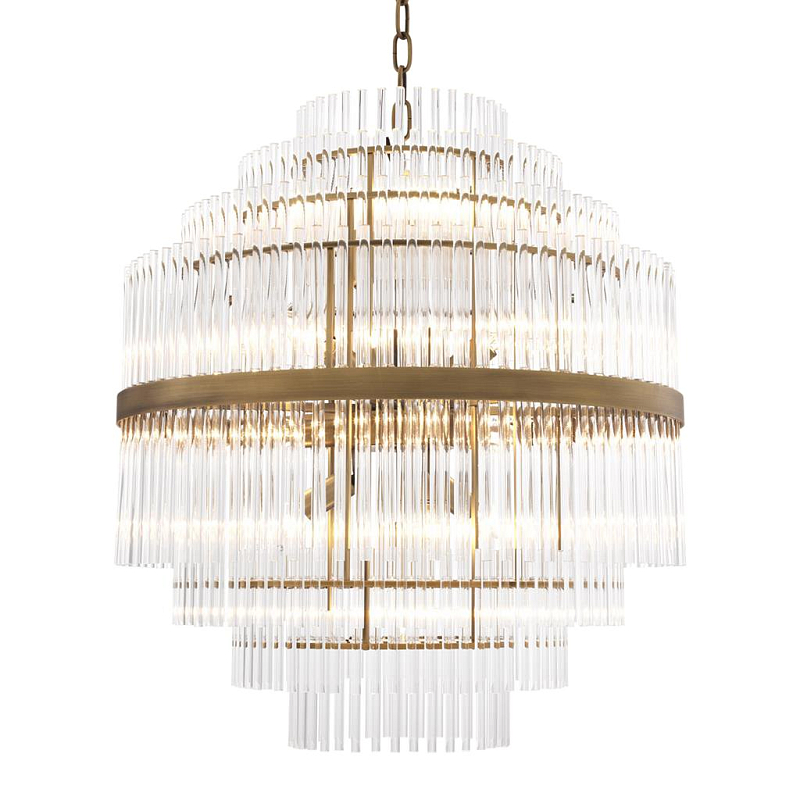 Люстра Chandelier East Латунь Античная полированная Прозрачный (Transparent) Люстра Chandelier East Латунь Античная полированная Прозрачный (Transparent) в Орле | Loft Concept
